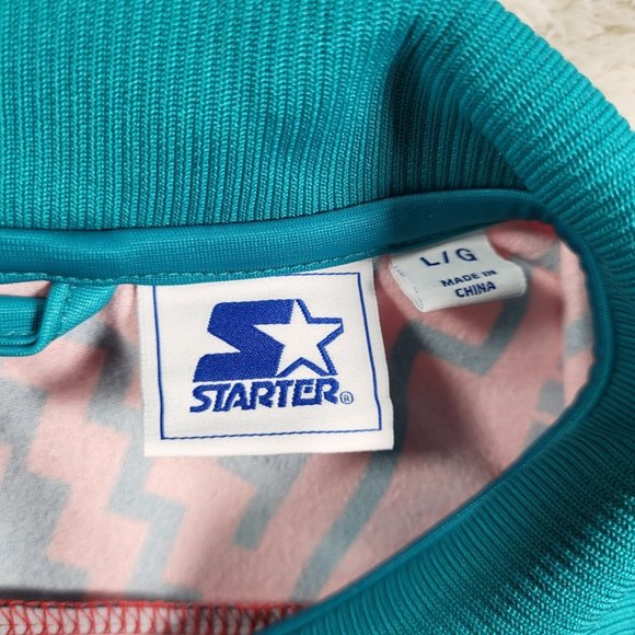 Starter Red Michael Strahan NFL Super Bowl LVII Embroidered Track Jacket Sz L - Picture 14 of 14